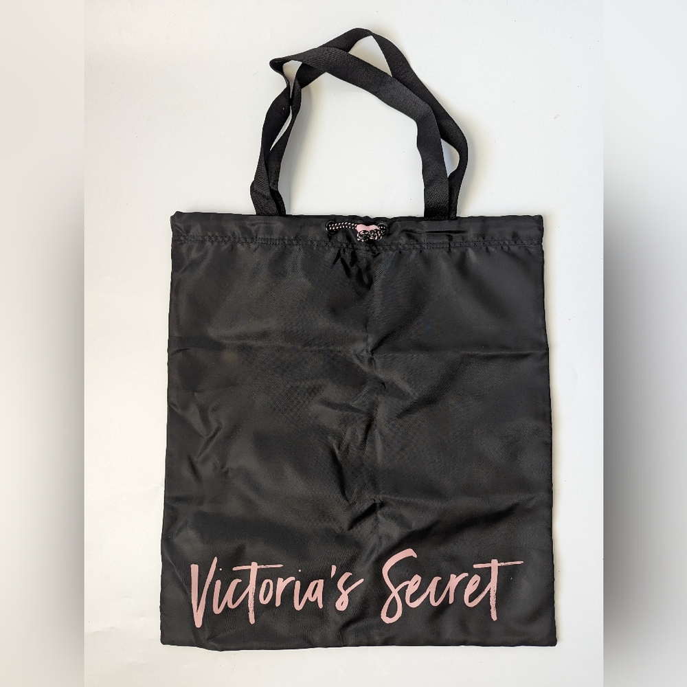 Victoria secret drawstring tote shopper bag